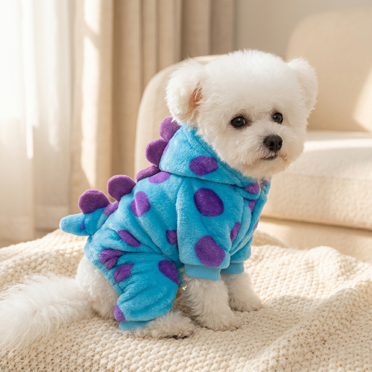 Felpa costume con cappuccio per cani